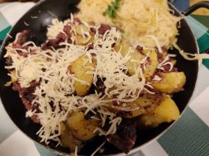 Rosticciata di Sanguinaccio Blunzengroestl