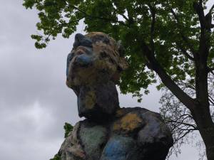 Scultura moderna di Ludwig van Beethoven