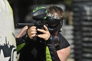 Laser tag paintball arene indoor